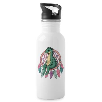 Attrape-rêves Loch Ness Monster - Gourde avec paille intégrée - blanc - Droite