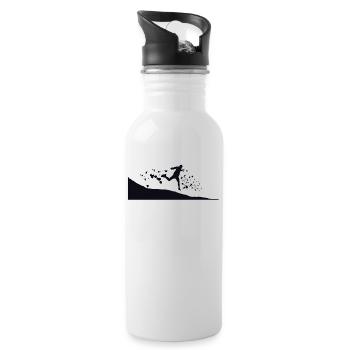 Trail Runner Cross Trail Mountain Runner - Water bottle with straw - white - Right