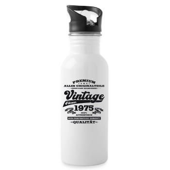50ème anniversaire cadeau mari Original février 1975 - Gourde avec paille intégrée - blanc - Droite