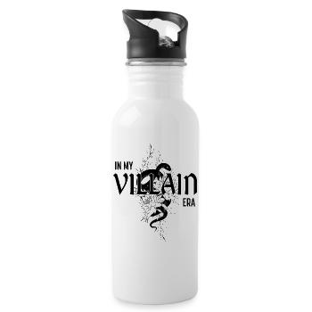 Dungeon Viper – Roll or Get Bitten - Water bottle with straw - white - Right