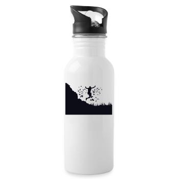 Trail Runner Cross Trail Mountain Runner - Water bottle with straw - white - Right