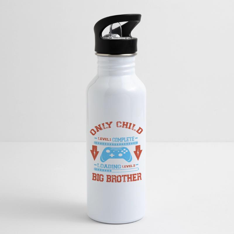 Only Child Level Complete - Laoding Level Big Trinkflasche mit integriertem Trinkhalm