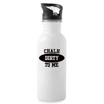 Boulderer Chalk Dirty To Me Bouldering - Gourde avec paille intégrée - blanc - Droite