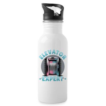 Elevator toddler & kids - Water bottle with straw - white - Right