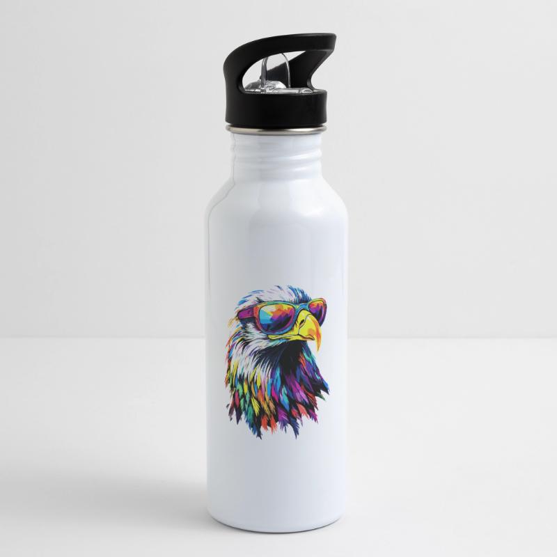 Eagle Bald Eagle Golden Eagle White-tailed Eagle Water bottle with straw