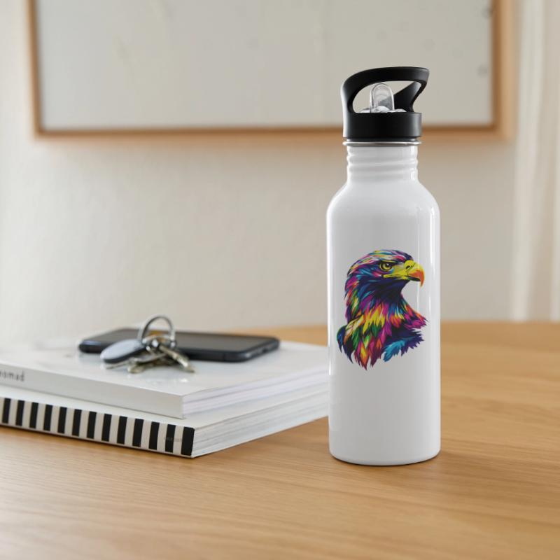 Eagle Bald Eagle Golden Eagle White-tailed Eagle Water bottle with straw