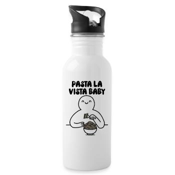 Pâtes la vista bébé - Gourde avec paille intégrée - blanc - Droite