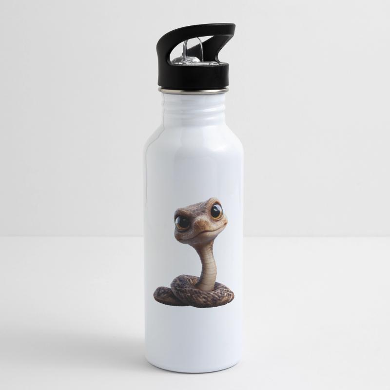 snake, python, cobra, rattlesnake, snakes Water bottle with straw