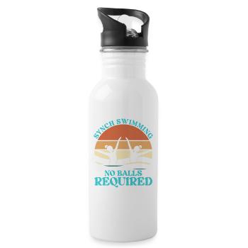 Synchronized swimming Artistic swimming Water sports - Water bottle with straw - white - Right