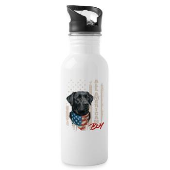 Tout American Boy Lab Chasse Marsh Vibe - Gourde avec paille intégrée - blanc - Droite
