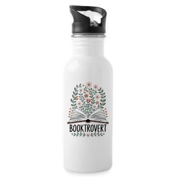 Blossom Harvest Book Magic - Water bottle with straw - white - Right