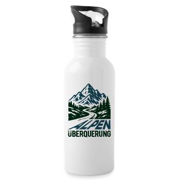 Crossing the Alps 2026 - Hiking - Water bottle with straw - white - Right
