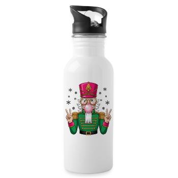 Nutcracker Chewing Gum - Water bottle with straw - white - Right