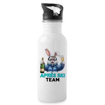 APRrès Ski Team - Water bottle with straw - white - Right