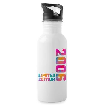 2006 Limitiertes Geburtstagsgeschenk für Mädchen - Trinkflasche mit integriertem Trinkhalm - Weiß - Rechts