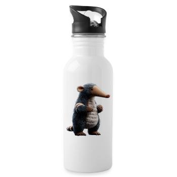 Anteater Tamandua Anteater Large anteaters - Water bottle with straw - white - Right