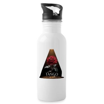 L’expérience Tango Rose à l’honneur - Gourde avec paille intégrée - blanc - Droite
