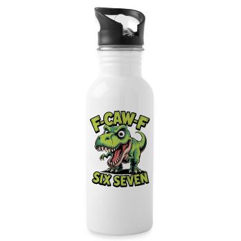 FCAWF Dino Six Seven Tee - Gourde avec paille intégrée - blanc - Droite