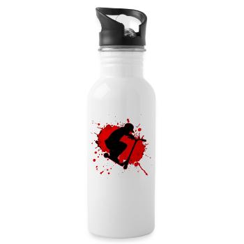 Scooter stunt it - Water bottle with straw - white - Right