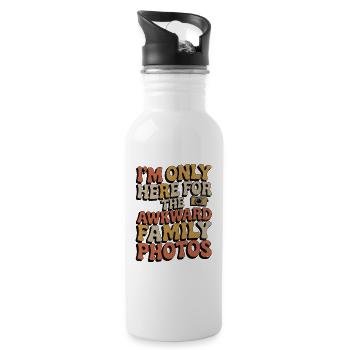 Awkward Family Family Home Evening - Water bottle with straw - white - Right