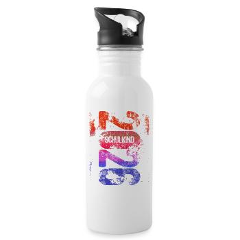 School Child 2026 - School Enrollment - First Grade - Water bottle with straw - white - Right