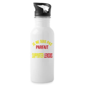 Not perfect but supporting Lens is the same - Water bottle with straw - white - Right