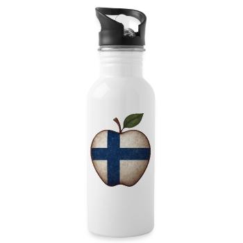 Finland - Water bottle with straw - white - Right