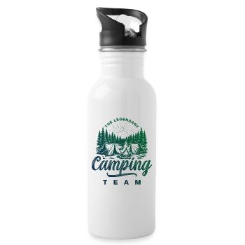 Camping Team Outdoor Zelt - Trinkflasche mit integriertem Trinkhalm - Weiß - Rechts