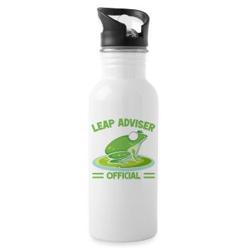 Frog Catcher Leap Adviser Frog - Trinkflasche mit integriertem Trinkhalm - Weiß - Rechts