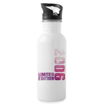 20th Birthday Boy Girl 20 Year Old 2006 Gift - Water bottle with straw - white - Right