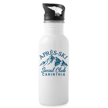 Après Ski Social Club Carinthia - Water bottle with straw - white - Right