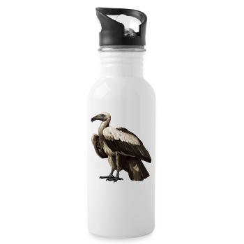 Vulture - Water bottle with straw - white - Right