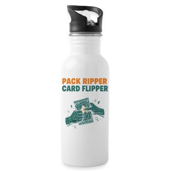 Pack Ripper Card Flipper Trading Card Collector - Water bottle with straw - white - Right