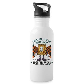 Trust Me Its An Investment Booster Packs trading - Water bottle with straw - white - Right
