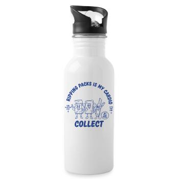 Déchirer les sacs, c’est ma chasse ultra rare pour la collecte cardio - Gourde avec paille intégrée - blanc - Droite