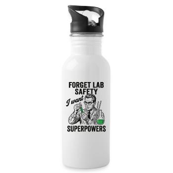 Chemie Humor Shirt für Wissenschaft Nerds - Trinkflasche mit integriertem Trinkhalm - Weiß - Rechts