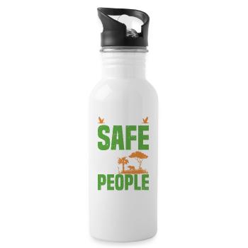 Agent de récupération de voiture Véhicule de récupération - Gourde avec paille intégrée - blanc - Droite