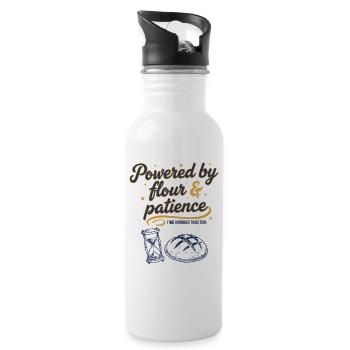 Sourdough Bread Baking Baker Sourdough Starter - Water bottle with straw - white - Right