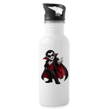 Vampire - Water bottle with straw - white - Right