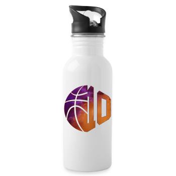 NUMÉRO 10 BASKETBALL 10E ANNIVERSAIRE - Gourde avec paille intégrée - blanc - Droite