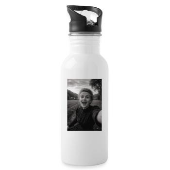 Marie Curie Selfie - Gourde avec paille intégrée - blanc - Droite