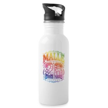 Malle 26 Bunt 2026 - Water bottle with straw - white - Right
