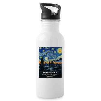 Dormagen Allemagne Nuit étoilée - Gourde avec paille intégrée - blanc - Droite