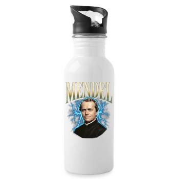 Gregor Mendel Donner - Water bottle with straw - white - Right