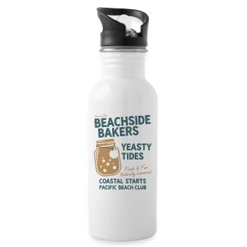 Pain au levain Baking Beachside Bakers Yeasty - Gourde avec paille intégrée - blanc - Droite