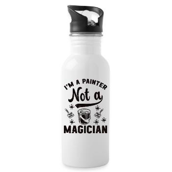 Funny Gifts for Home Painters Professional Painter Ideas - Water bottle with straw - white - Right