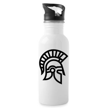 Spartan - Water bottle with straw - white - Right