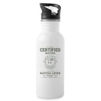 Certified Matcha Lover Kyoto Originals Pure Energy - Water bottle with straw - white - Right