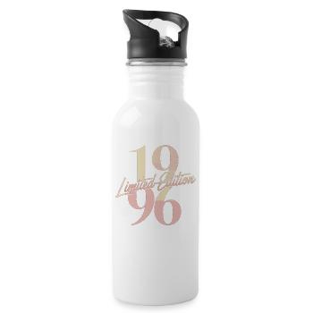 1996 Limited Edition Birthday - Water bottle with straw - white - Right