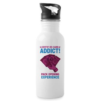 Expérience d’ouverture du pack Certified Card Addict - Gourde avec paille intégrée - blanc - Droite